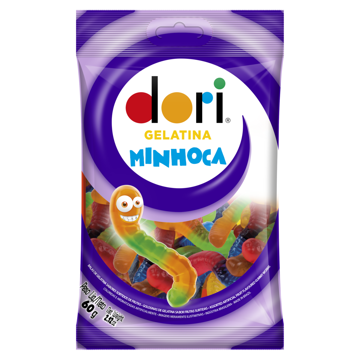 Dori Gelatina Minhoca 60g