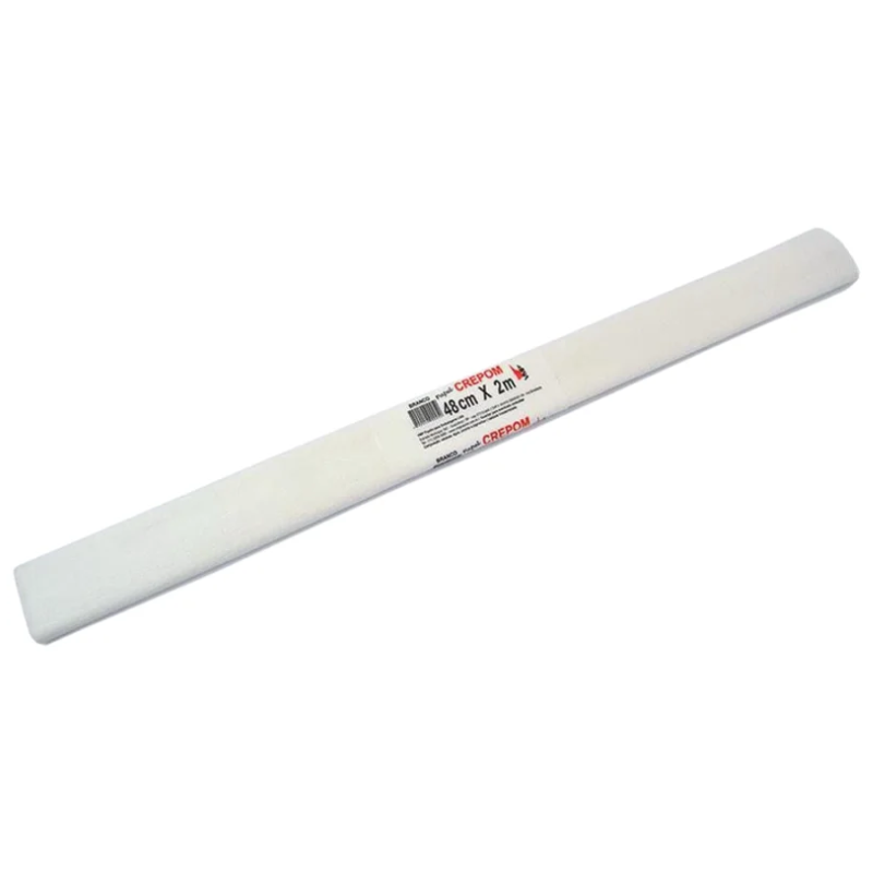 Papel Crepon VMP Branco 2 Metros