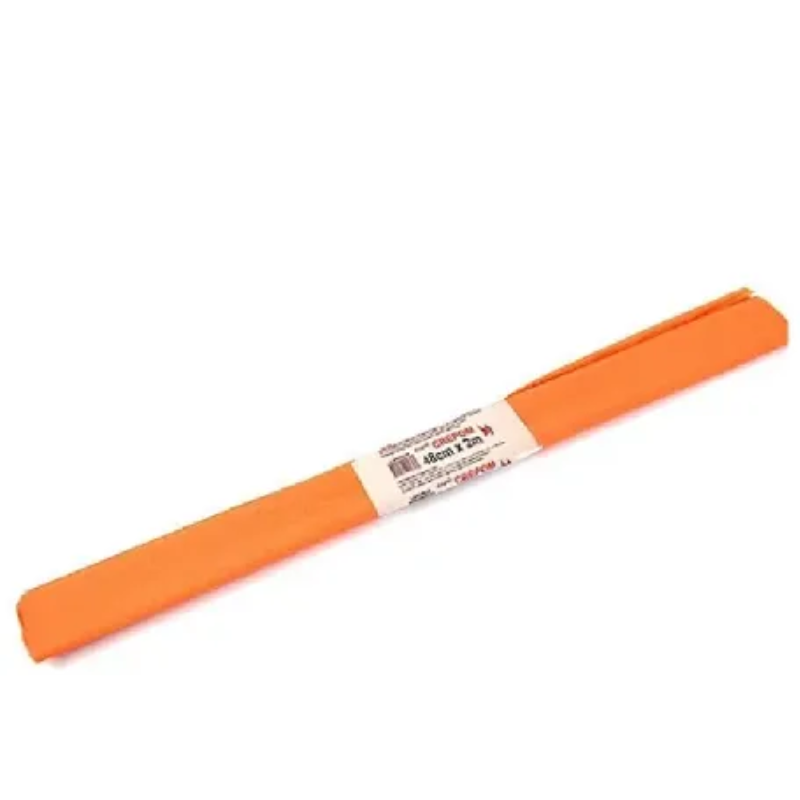 Papel Crepon VMP Laranja 2 Metros