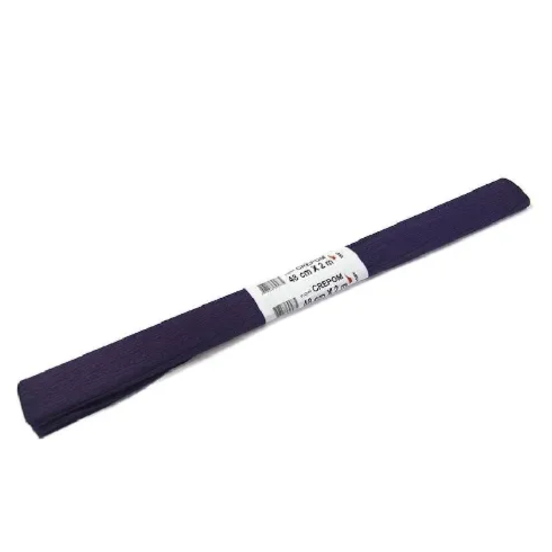 Papel Crepon VMP Preto 2 Metros