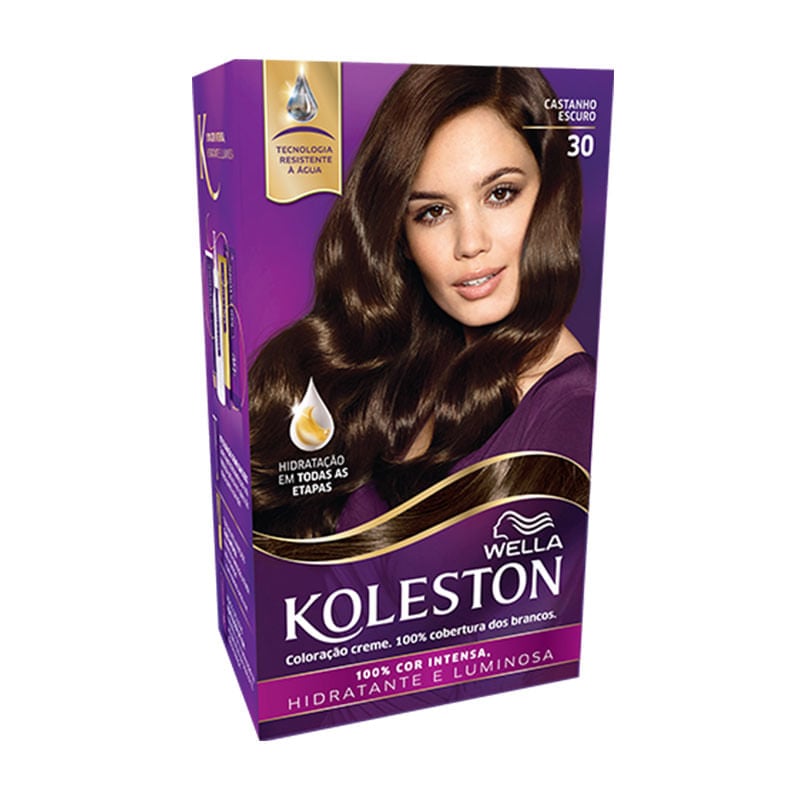 Tintura koleston Kit 30 Castanho Escuro