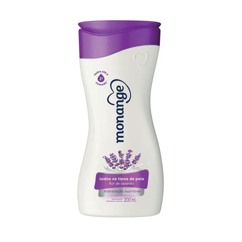 Creme Hidratante Monange Flor de Lavanda 200ml 