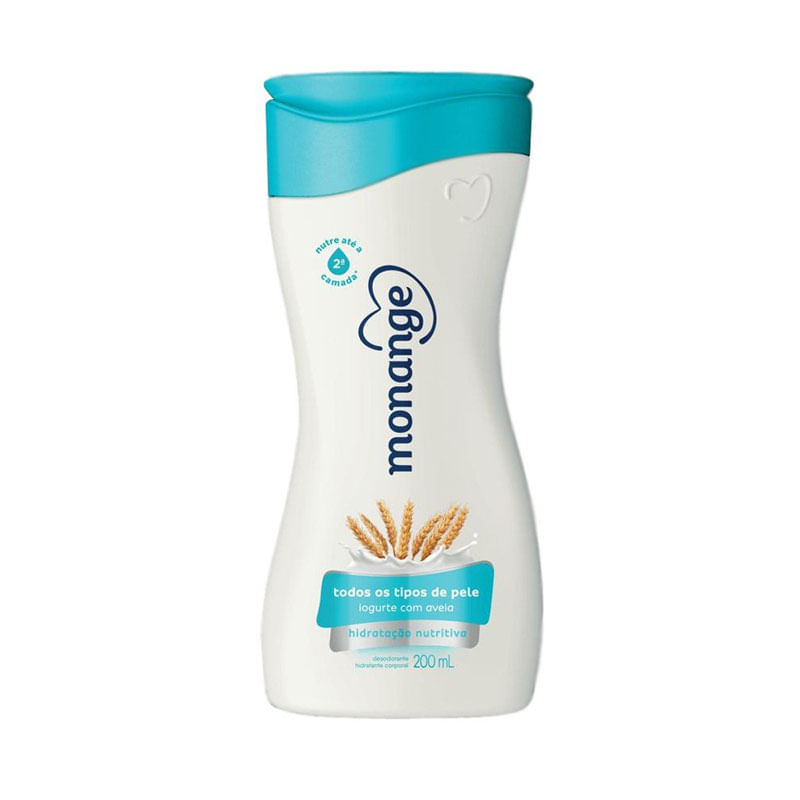 Creme Hidratante Monange Iogurte com Aveia 200ml 