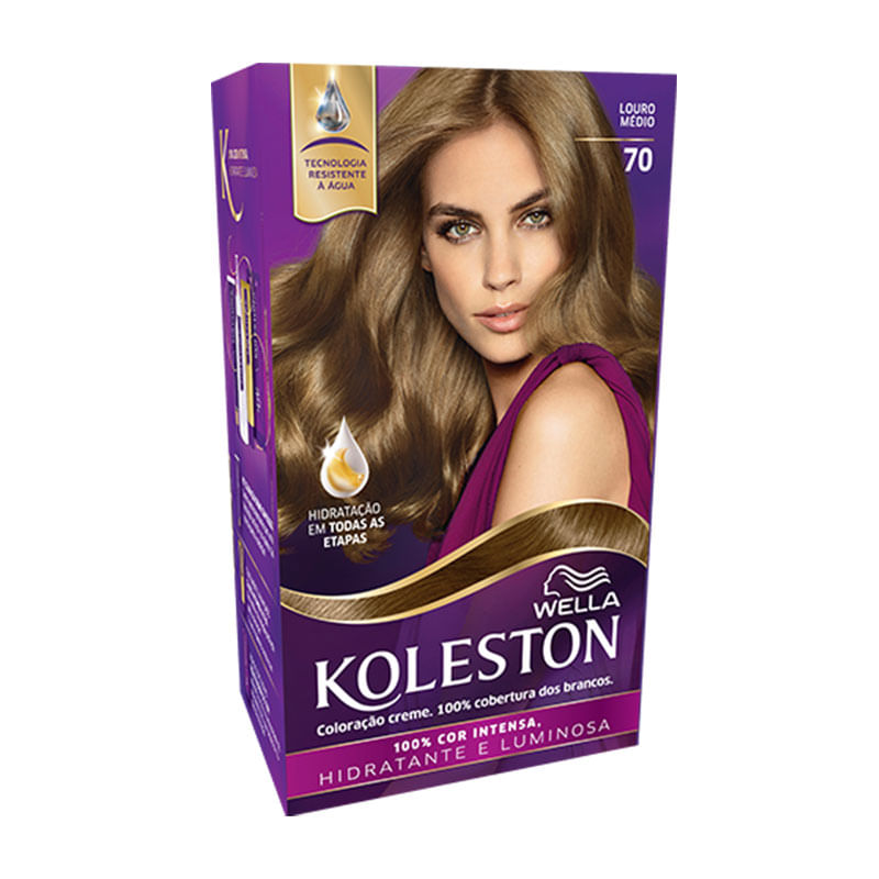 Tintura Koleston Kit 70 Louro Médio