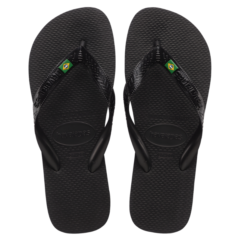 Sandália Havaiana Brasil Preta 33 34