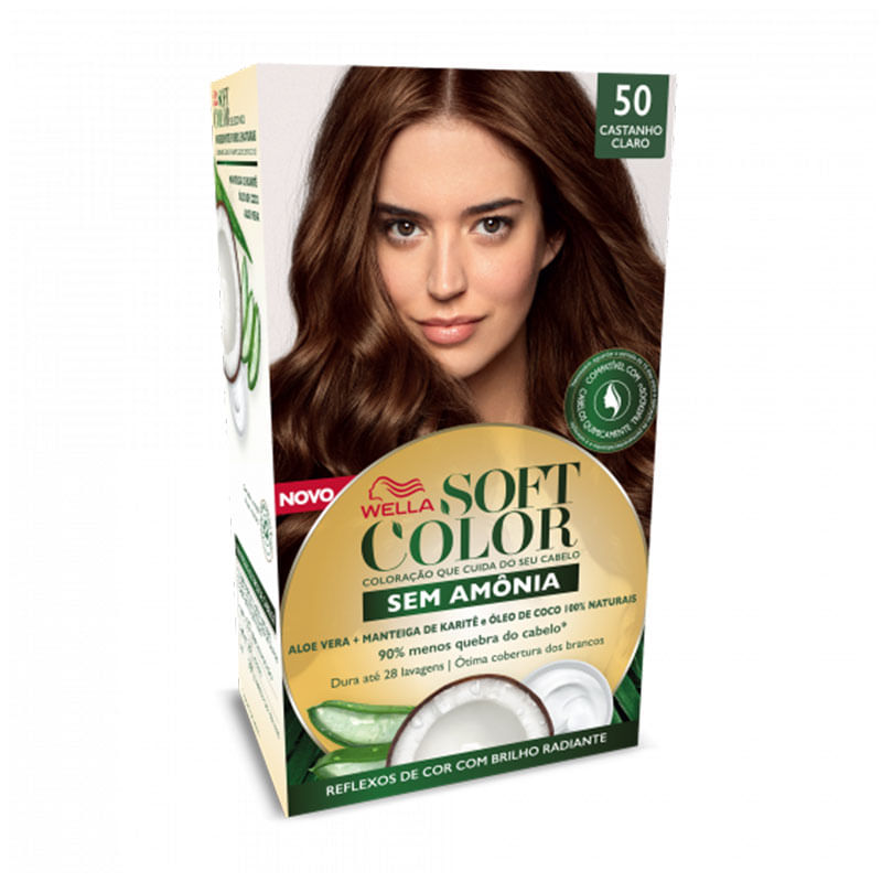 Tintura Soft Color Kit 50 Castanho Claro