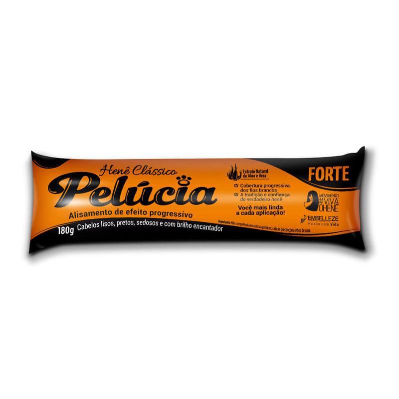 Alisante Henê Forte Pelúcia Clássico Bisnaga 180g
