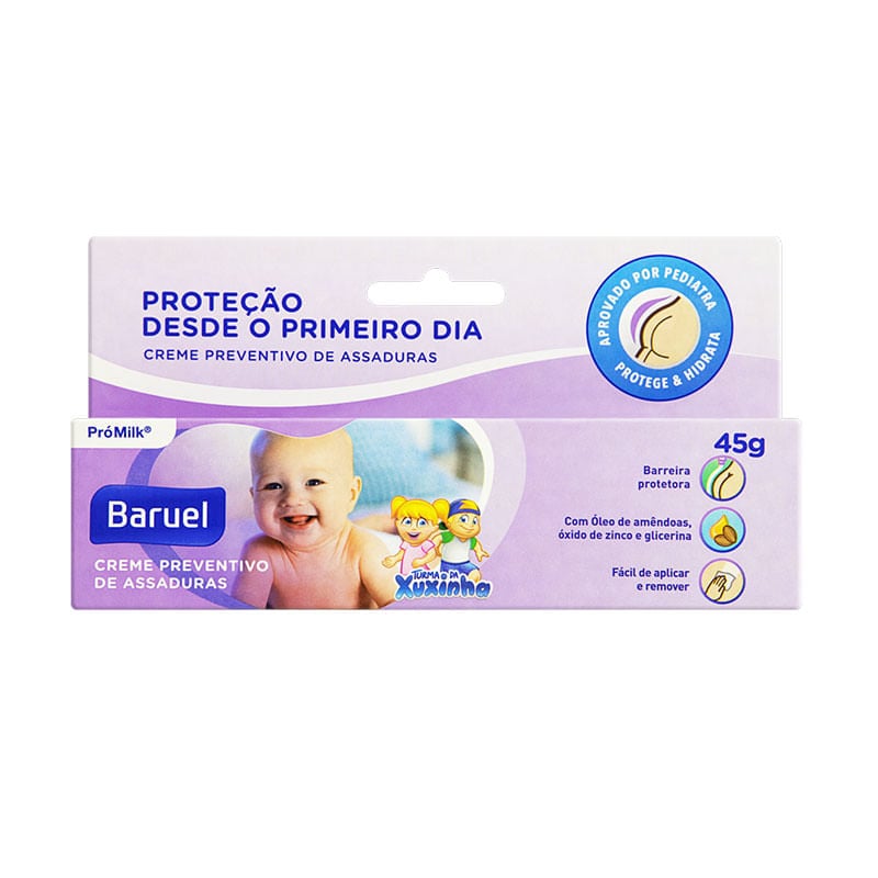 Pomada Prevenção Assaduras Infantil Turma da Xuxinha 45g