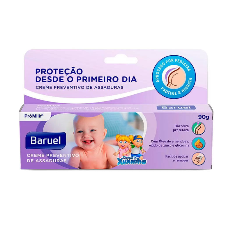 Pomada Prevenção Assaduras Infantil Turma da Xuxinha 90g