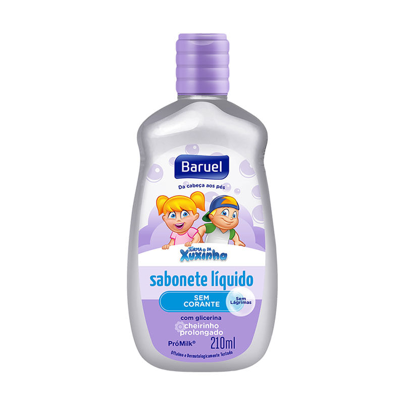 Sabonete Líquido Infantil Turma da Xuxinha sem Corante 210ml