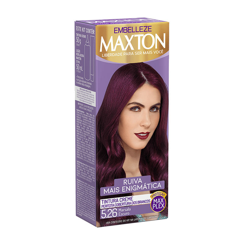 Tintura Maxton Mini Kit 5.26 Marsala Escuro