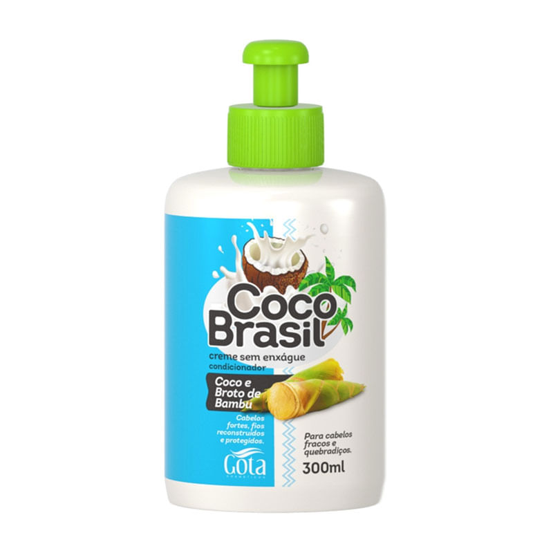 Creme para Pentear Gota Coco Broto de Bambu 300ml