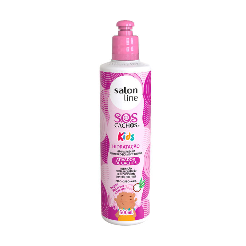Ativador de Cachos Salon Line 300ml Sos Kids