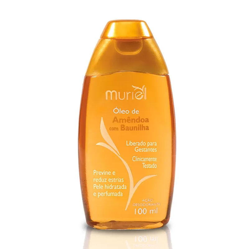 Óleo Corporal Muriel Amêndoa com Baunilha 100ml