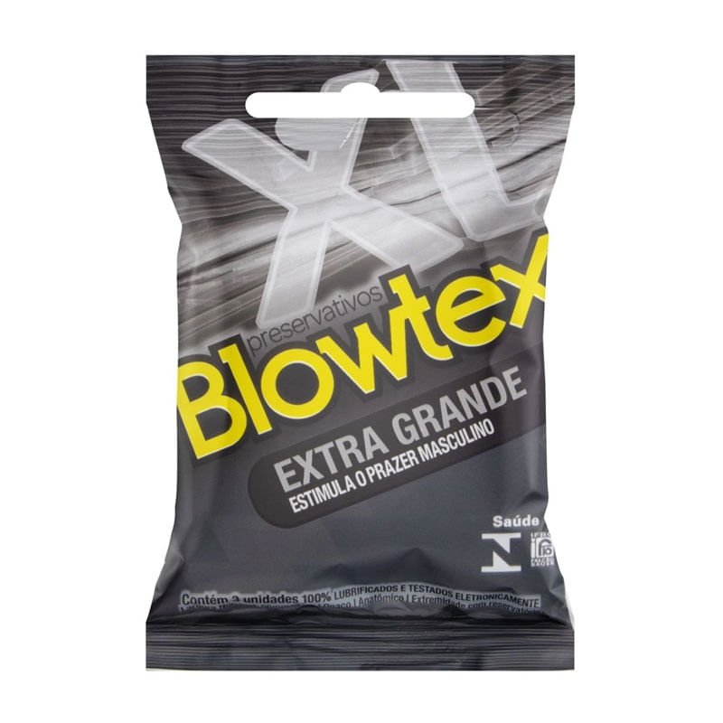 Preservativo Blowtex Extra Grande com 3un