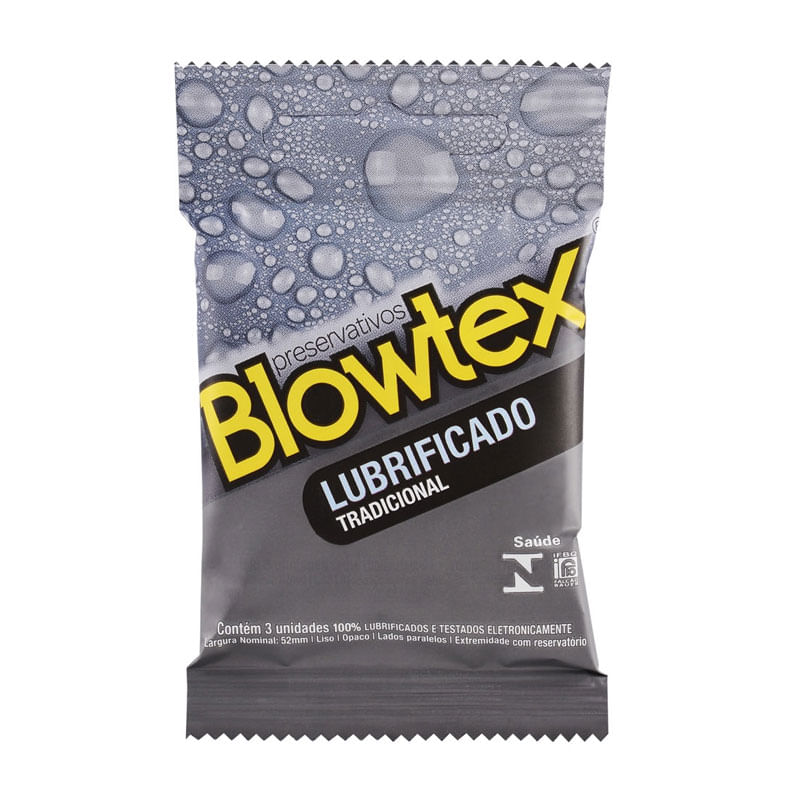 Preservativo Blowtex Lubrificante com 3un