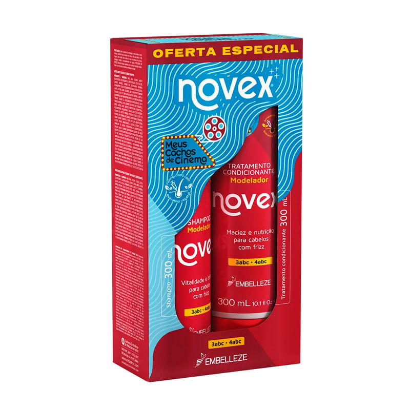 Shampoo+Condicionador Novex Meus Cachos Cinema 2x300ml