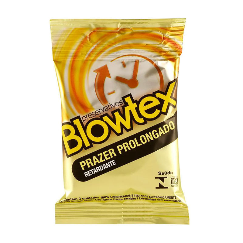 Preservativo Blowtex Retardante com 3un