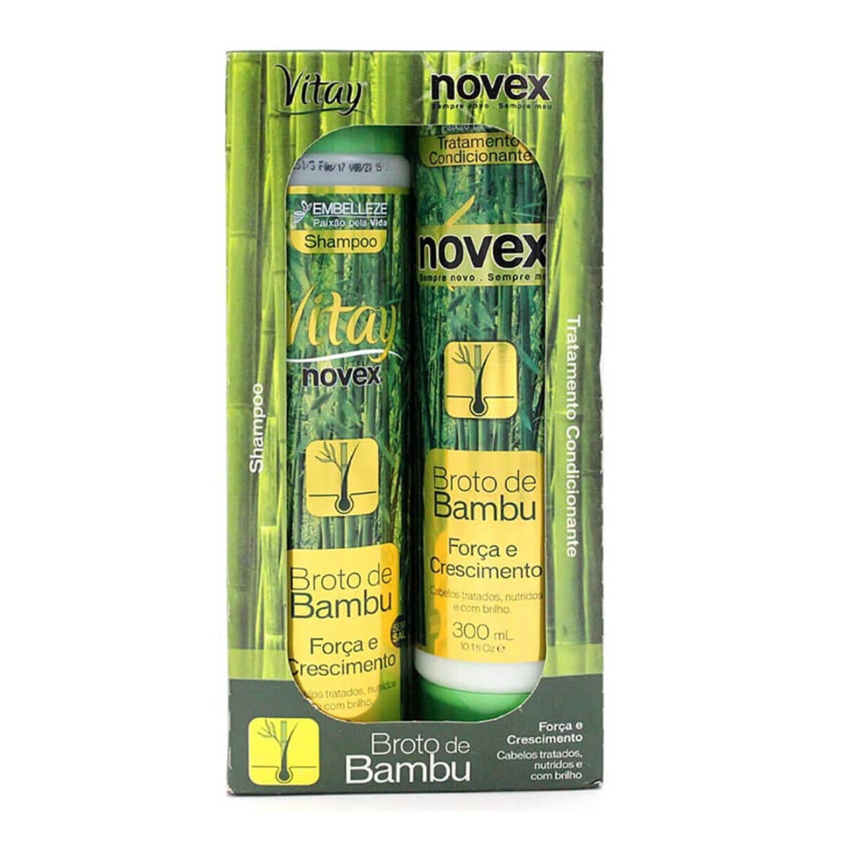 Shampoo+Condicionador Novex Broto de Bambu 2x300ml