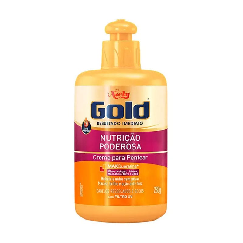 Creme para Pentear Niely Gold Nutrição Poderosa 280g 