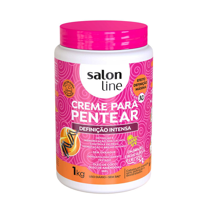 Creme Para Pentear Salon Line 1kg Definição Intensa