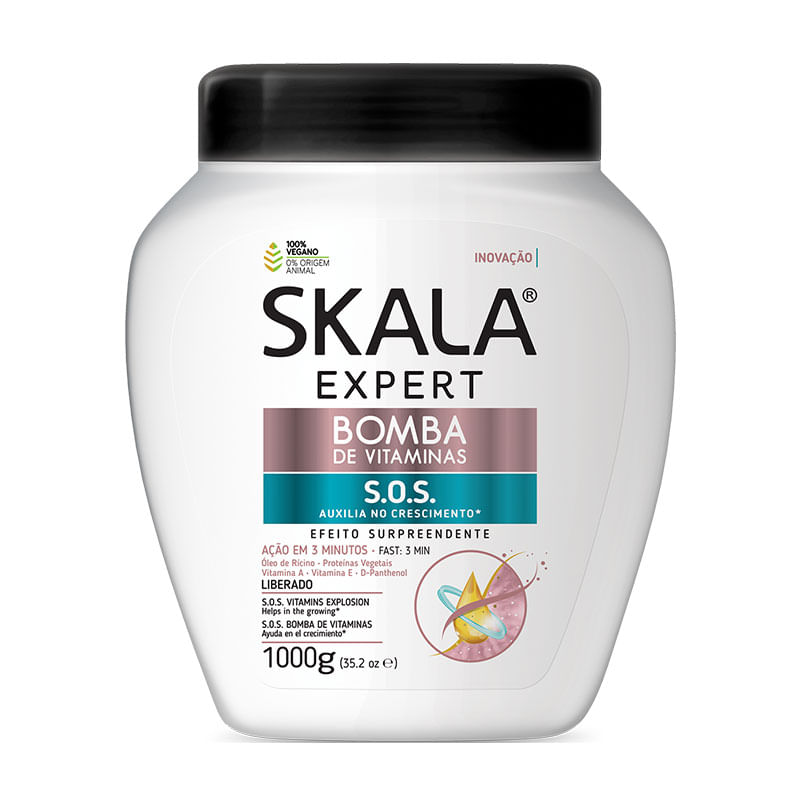 Creme para Tratamento Expert Bomba de Vitaminas Skala 1kg 