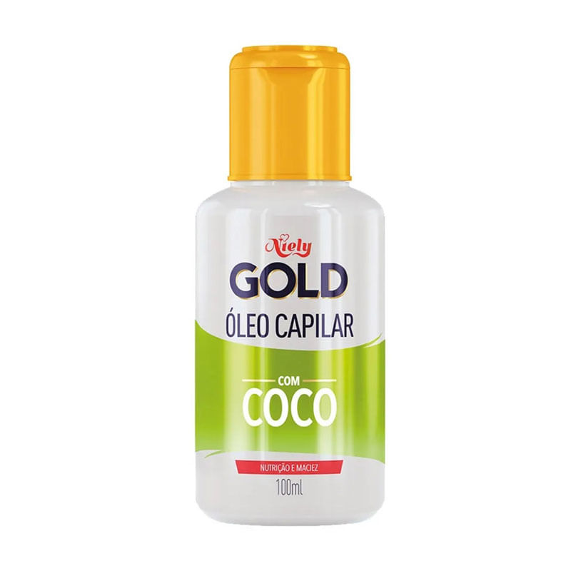 Óleo Capilar Niely Gold 100ml com Coco