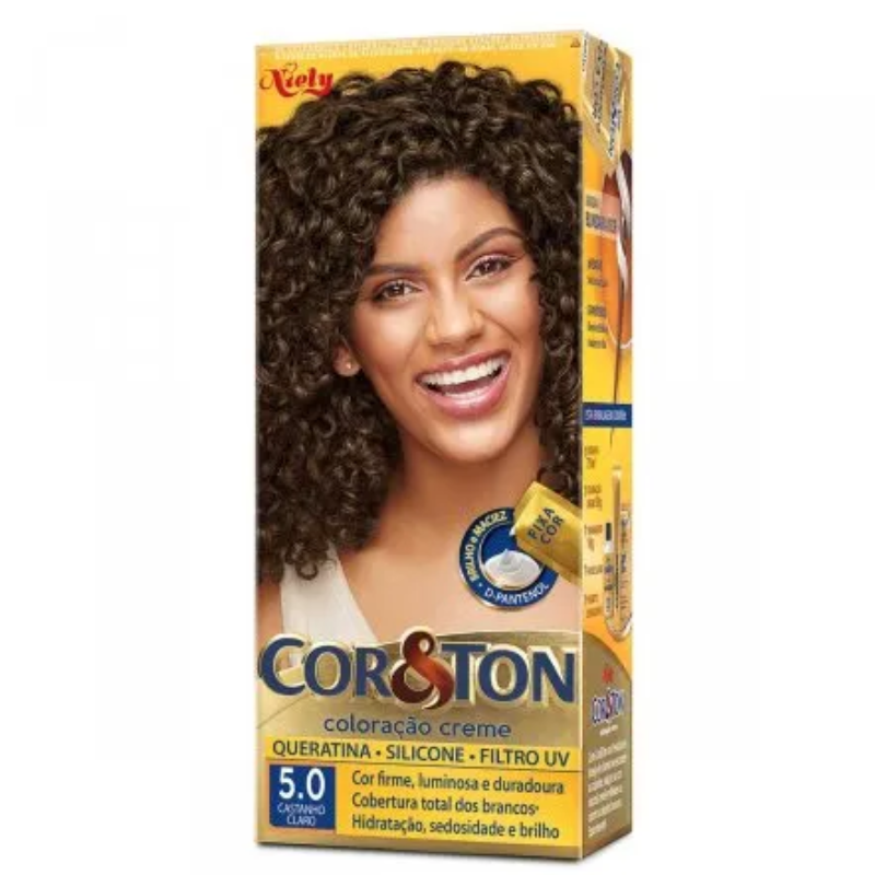 Tinta Niely Cor&Ton 5.0 Castanho Claro