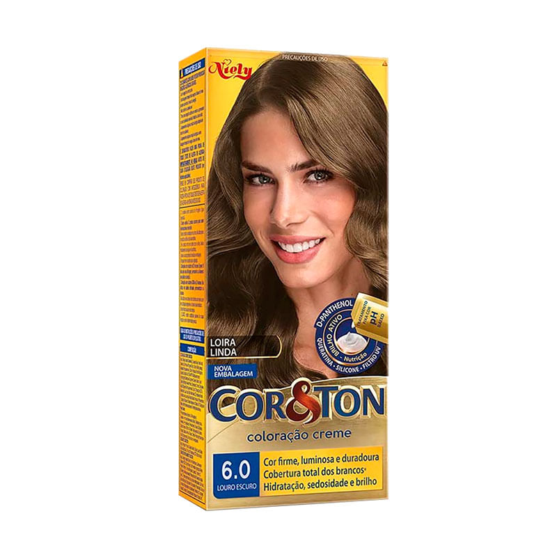 Tinta Niely Cor&Ton 6.0 Louro Escuro