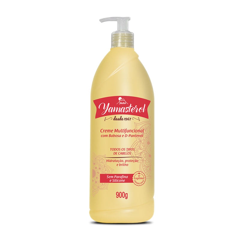 Creme para Cabelo Multifuncional Yamasterol Babosa 900ml 