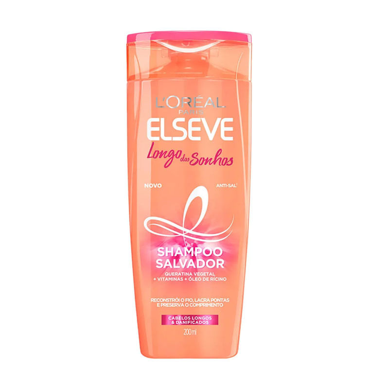 Shampoo Elseve 200ml Longos dos Sonhos