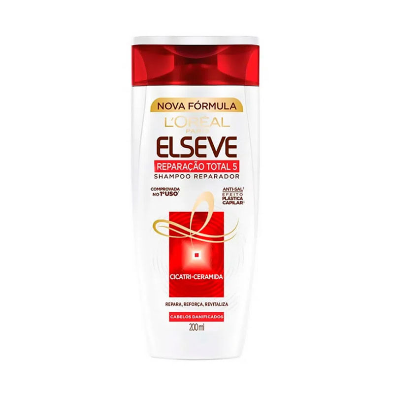 Shampoo Elseve 200ml Reparação Total 5