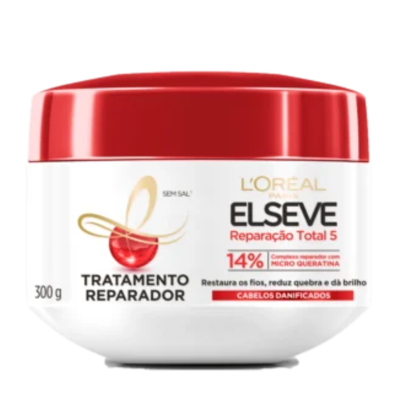 Creme para Tratamento Elseve 300ml Reparação Total 5 Extra Profunda