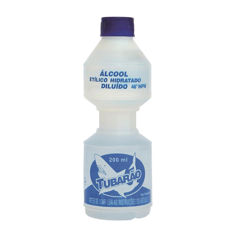 Álcool Tubarão 200ml.