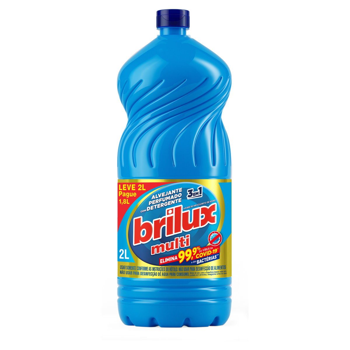 Alvejante Brilux Multi Leve 2L Pague 1,8L