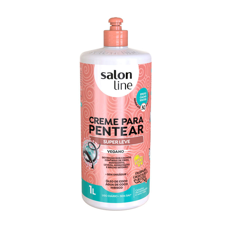 Creme Para Pentear Salon Line 1kg Super leve