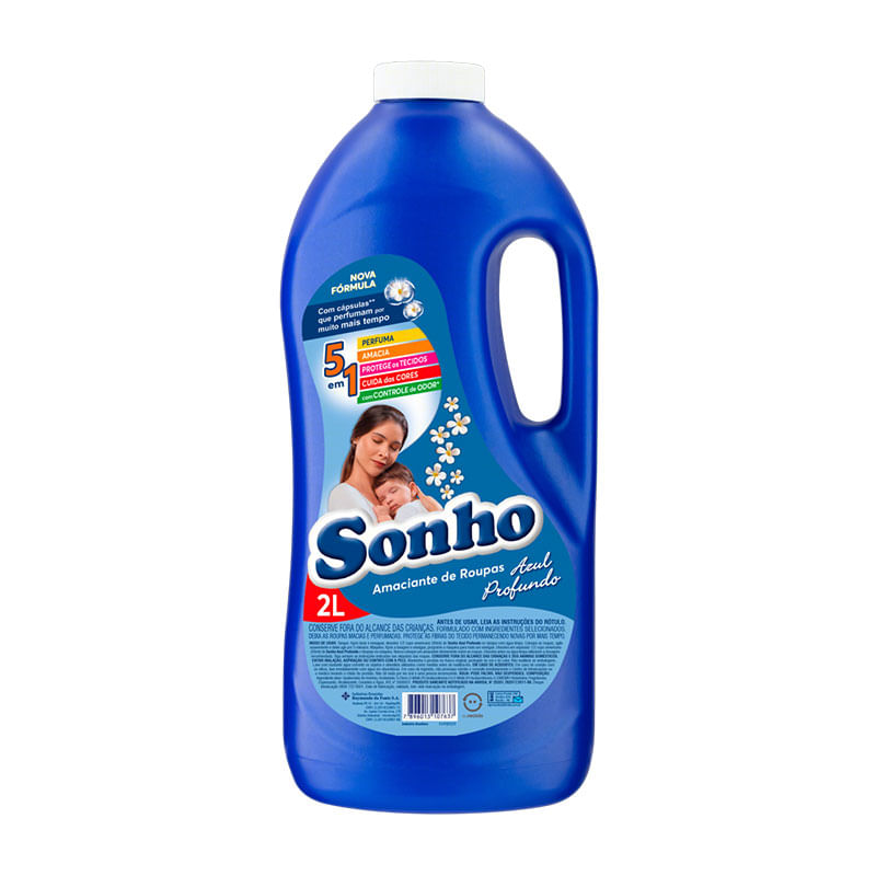 Amaciante Sonho  Azul Profundo 2L