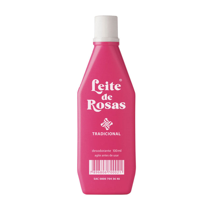 Leite de Rosas 100ml Tradicional Médio
