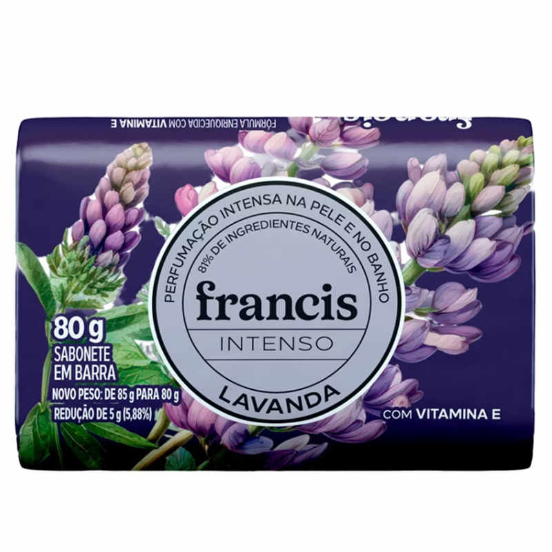 Sabonete Francis 85g Suave Alfazema