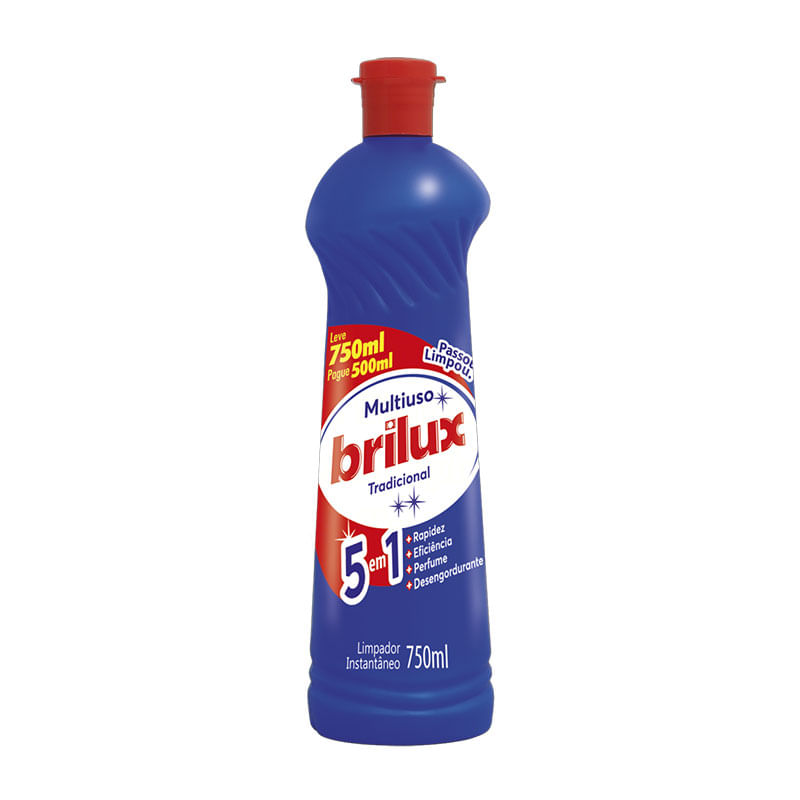 Multiuso Brilux Tradicional Leve 750ml Pague 500ml