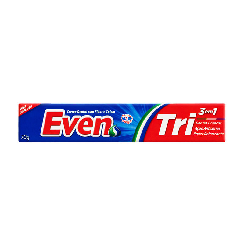 Creme Dental Even Tri 3 em 1 70g 