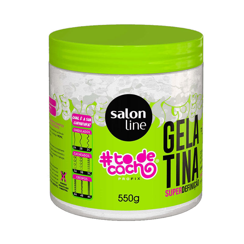 Gelatina Salon Line Vai Ter Volume 550g 