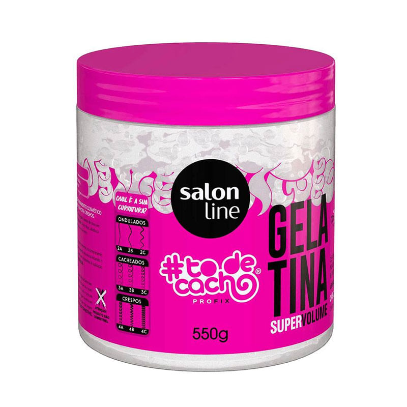 Gelatina Salon Line 550g To de Cachos