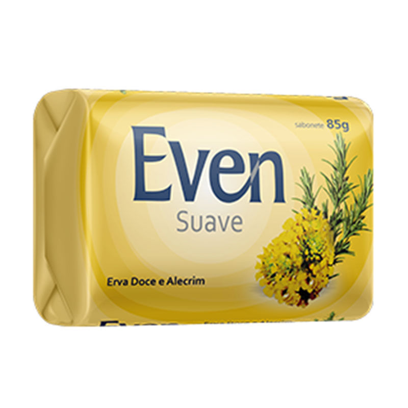 Sabonete Even Suave Erva Doce e Alecrim 85g 