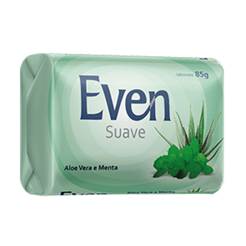 Sabonete Even Suave 85g Aloe Vera e Menta