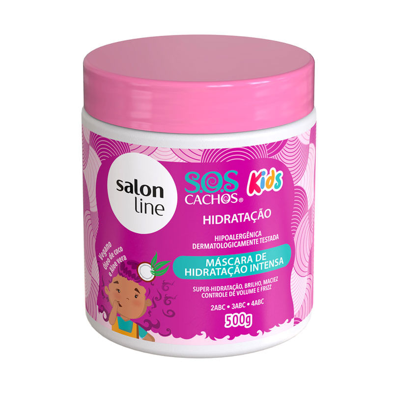 Máscara Salon Line 500g Sos Kids Cachos