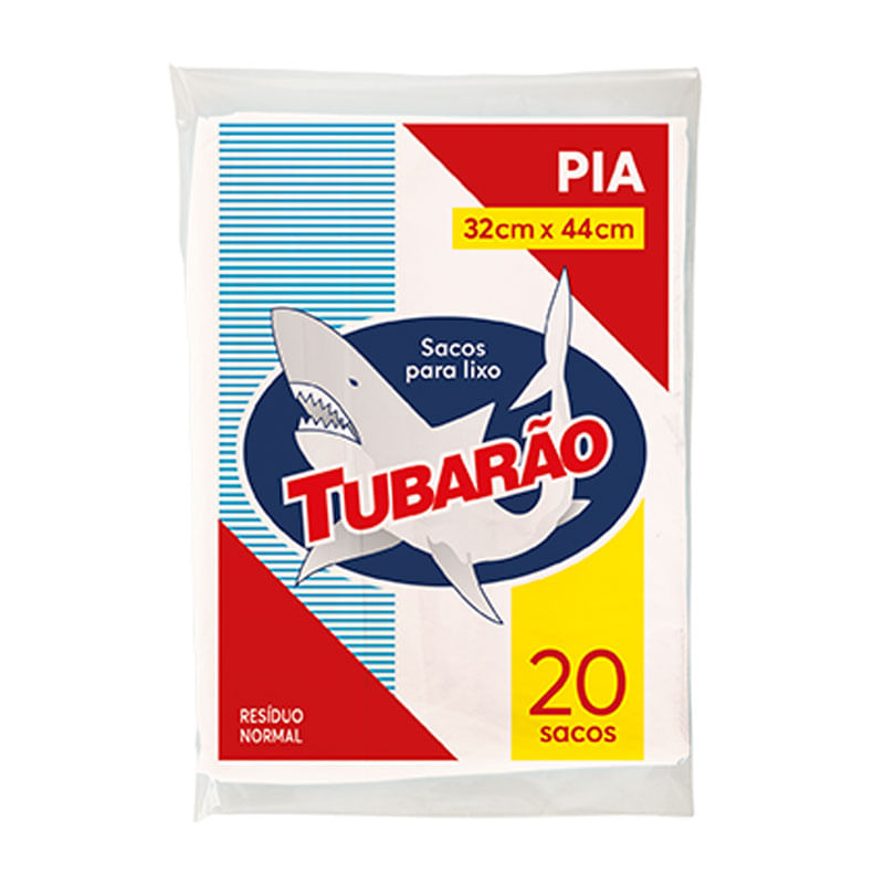 Saco para Lixo Tubarão Pia 20un