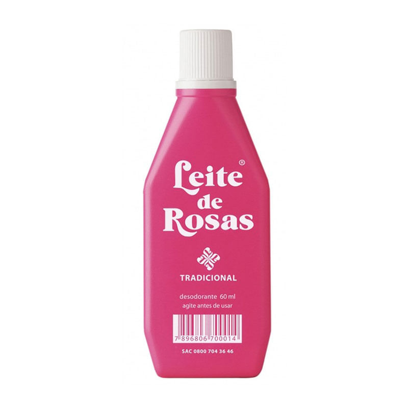 Leite de Rosas Tradicional Pequeno 60ml