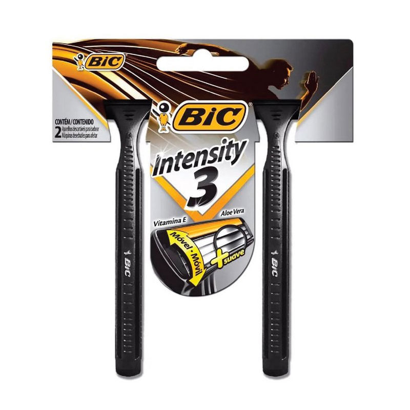 Aparelho Barbear Bic 3 Intensity 2un