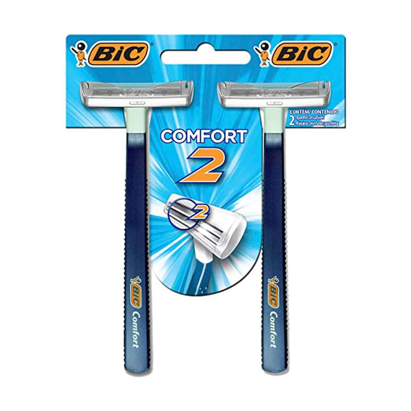 Aparelho Barbear Bic Comfort 2 Pele Normal 2un